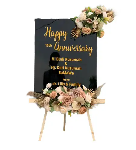 Papan Bunga Akrilik Sono