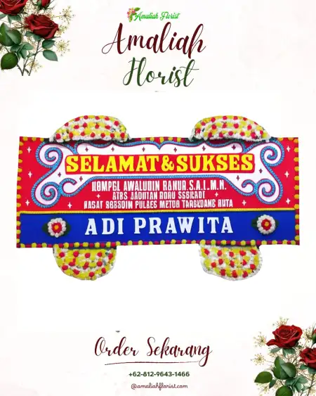 Papan Bunga Ucapan Selamat Sono